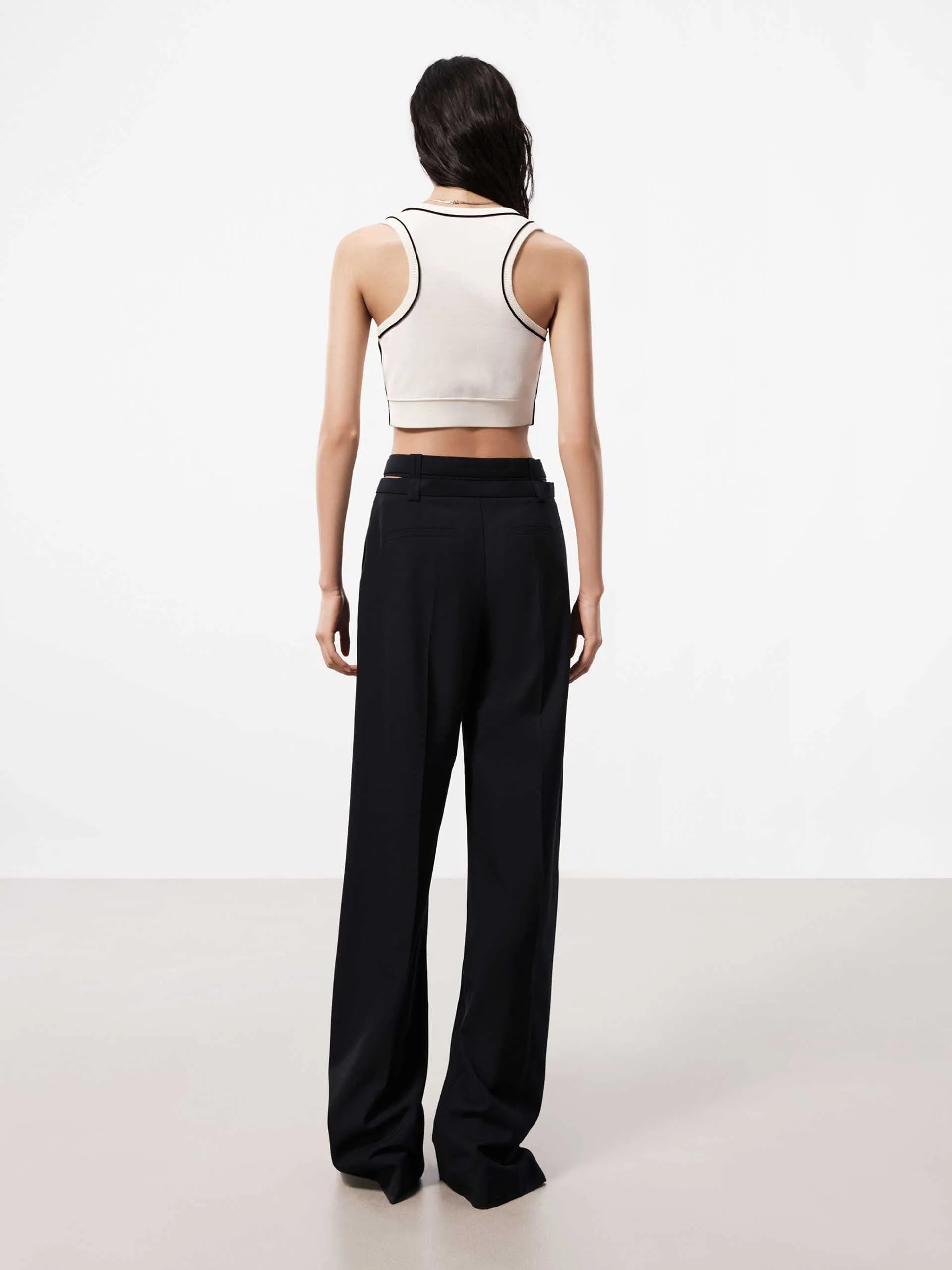 Deconstruct Waist Belt Pants