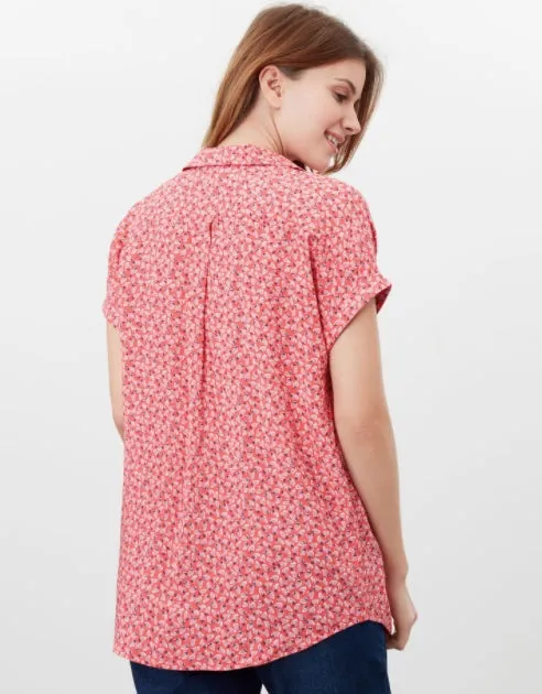 Dela Button Down - Pink Strawberry