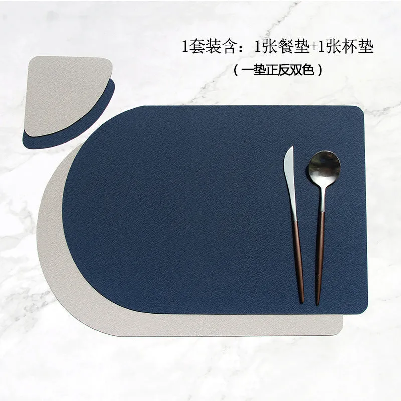 Dining Table Mat Restaurant Non-Slip Waterproof Heat-Resistant Mats