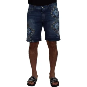 Dolce & Gabbana Elegant Slim Fit Denim Shorts