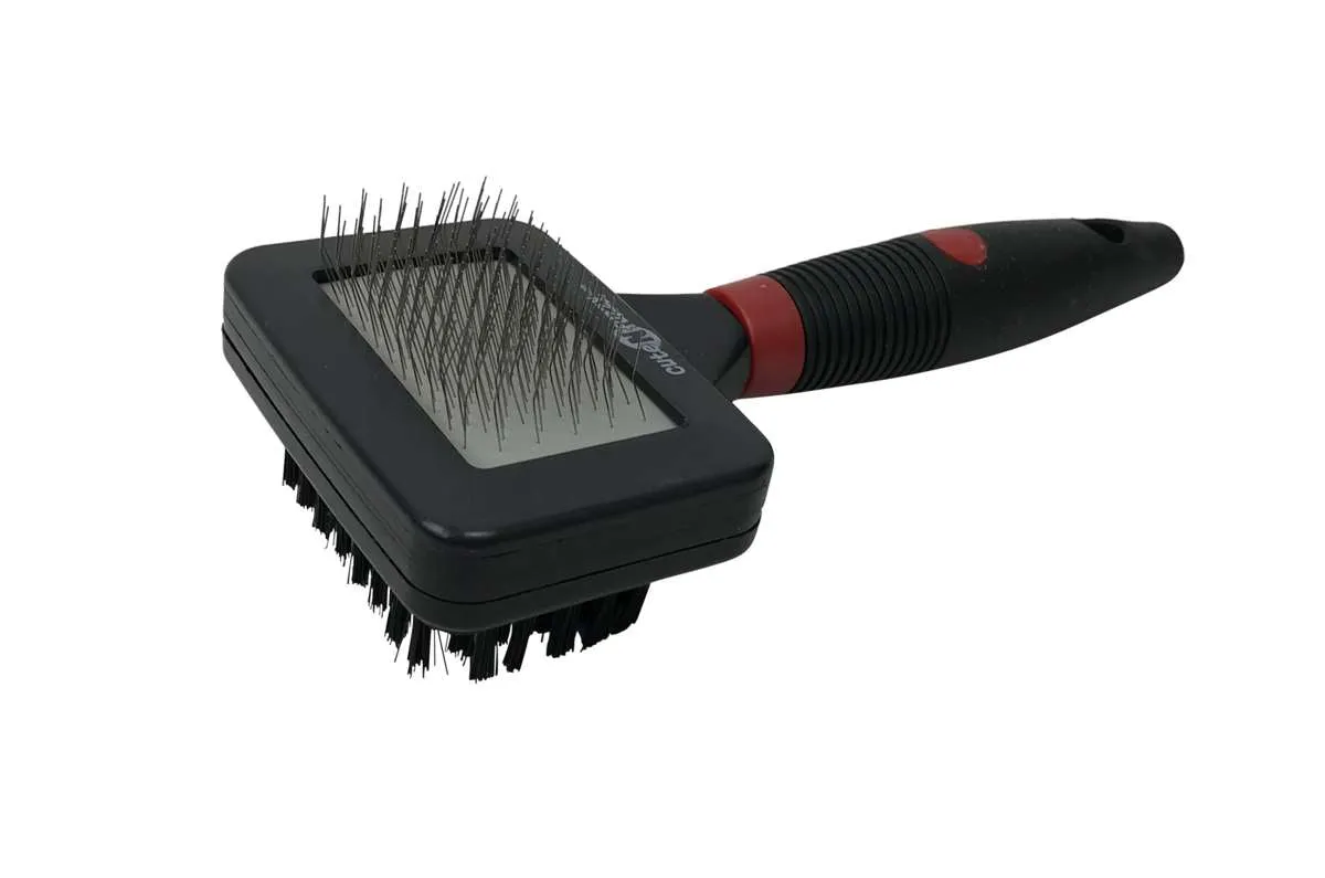 Double-Sided Combo Pet Slicker Brush