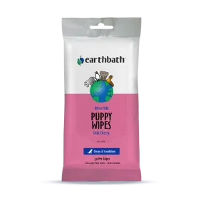 Earthbath Grooming Wipes Wild Cherry for Puppy (100 Count)