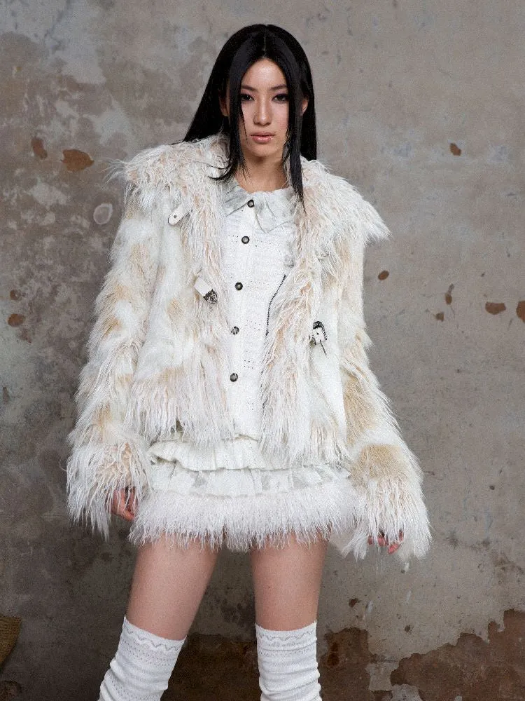 Eco fur coat【s0000010487】