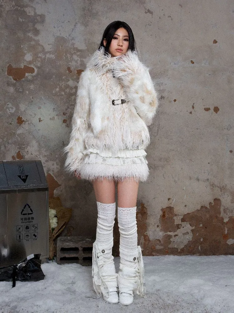 Eco fur coat【s0000010487】