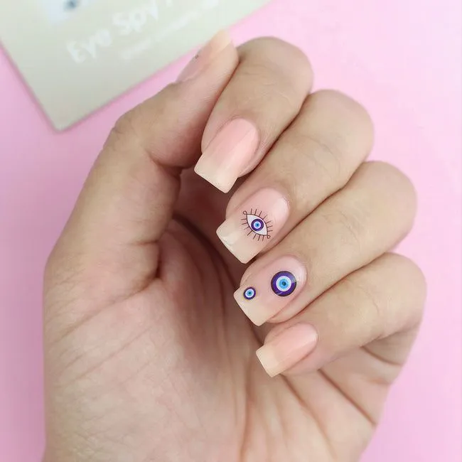 ella mila -  Nail Art Decal - Eye Spy An Evil Eye - Evil Eyes