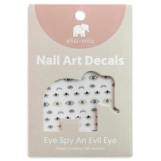 ella mila -  Nail Art Decal - Eye Spy An Evil Eye - Evil Eyes