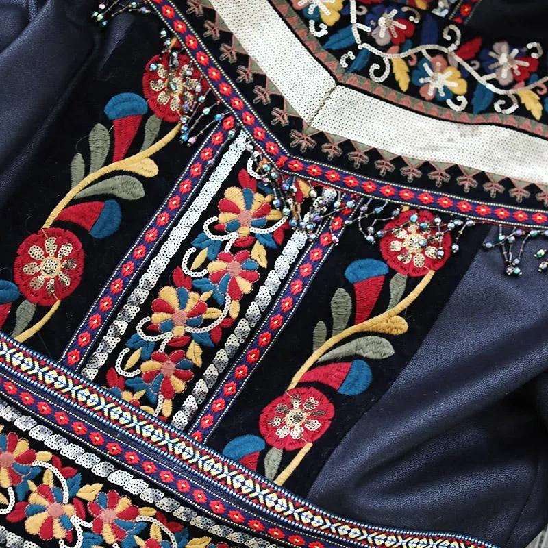 Enchanting Floral Embroidered Jacket | Mandala