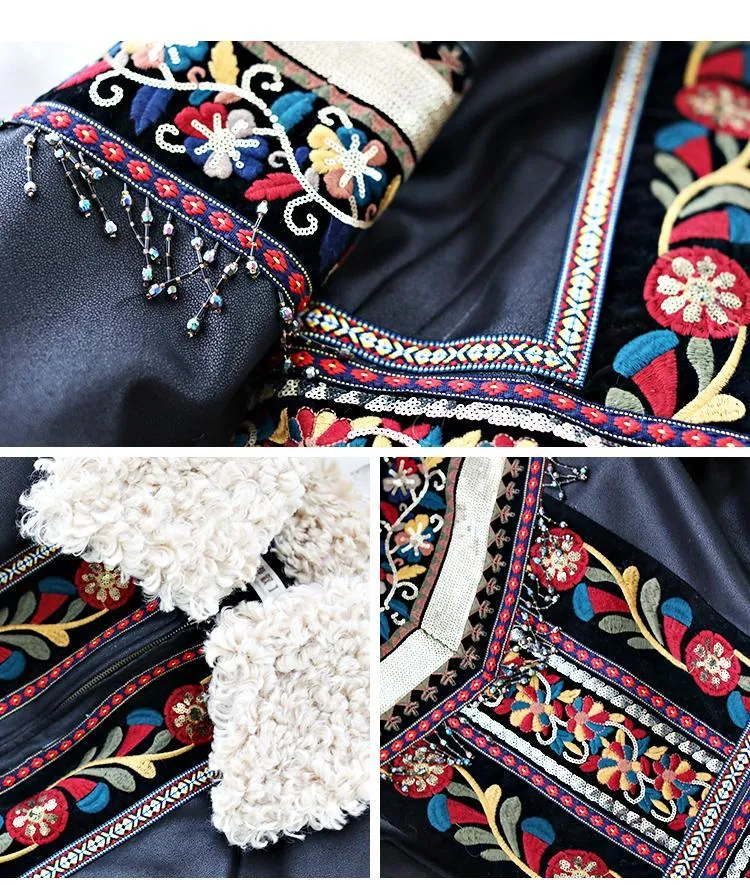 Enchanting Floral Embroidered Jacket | Mandala