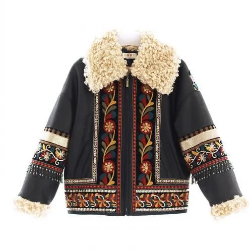 Enchanting Floral Embroidered Jacket | Mandala