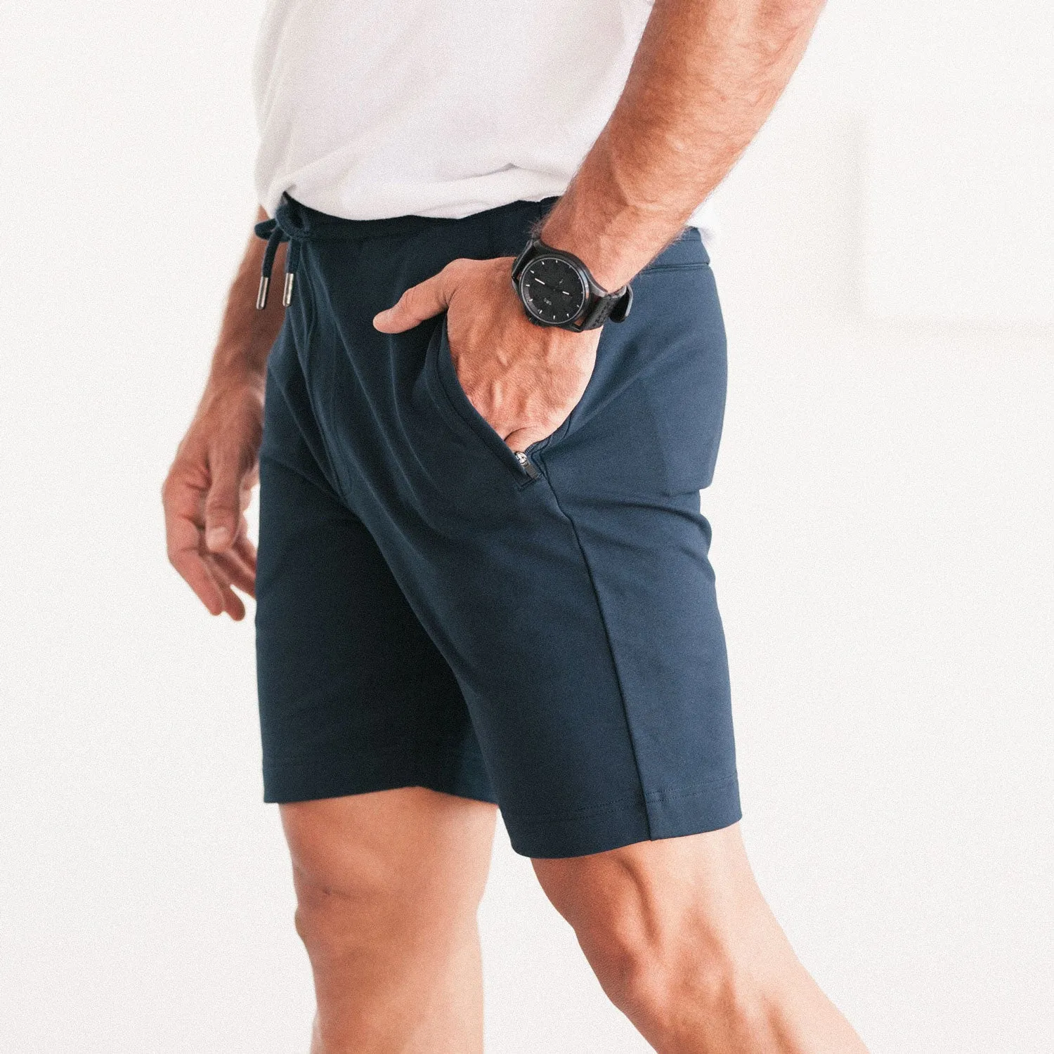 Essential Short - Navy French Terry