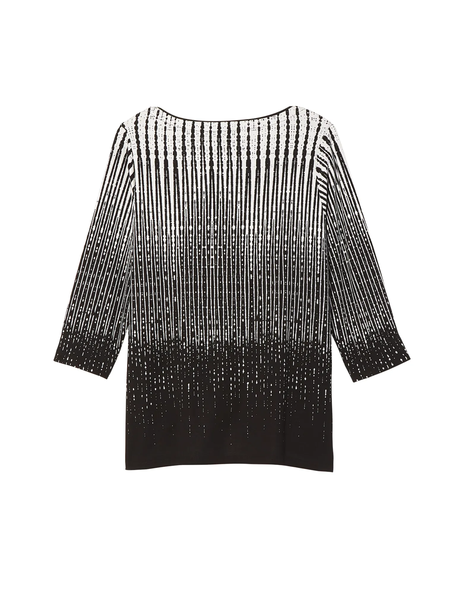 Eugenua 3/4 Sleeve Tunic | Black / White