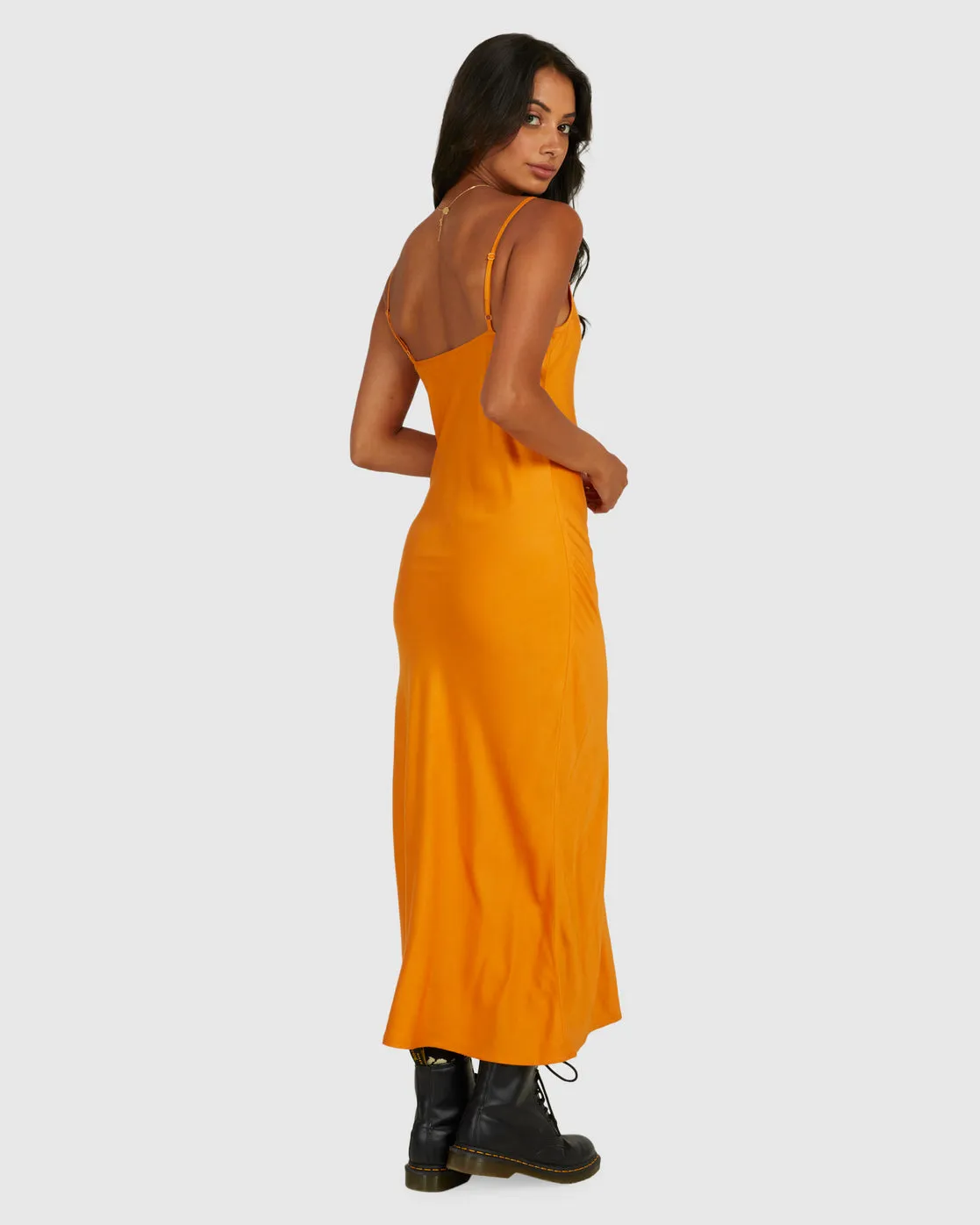 Everyday Bias Midi Slip Dress - Desert Sun