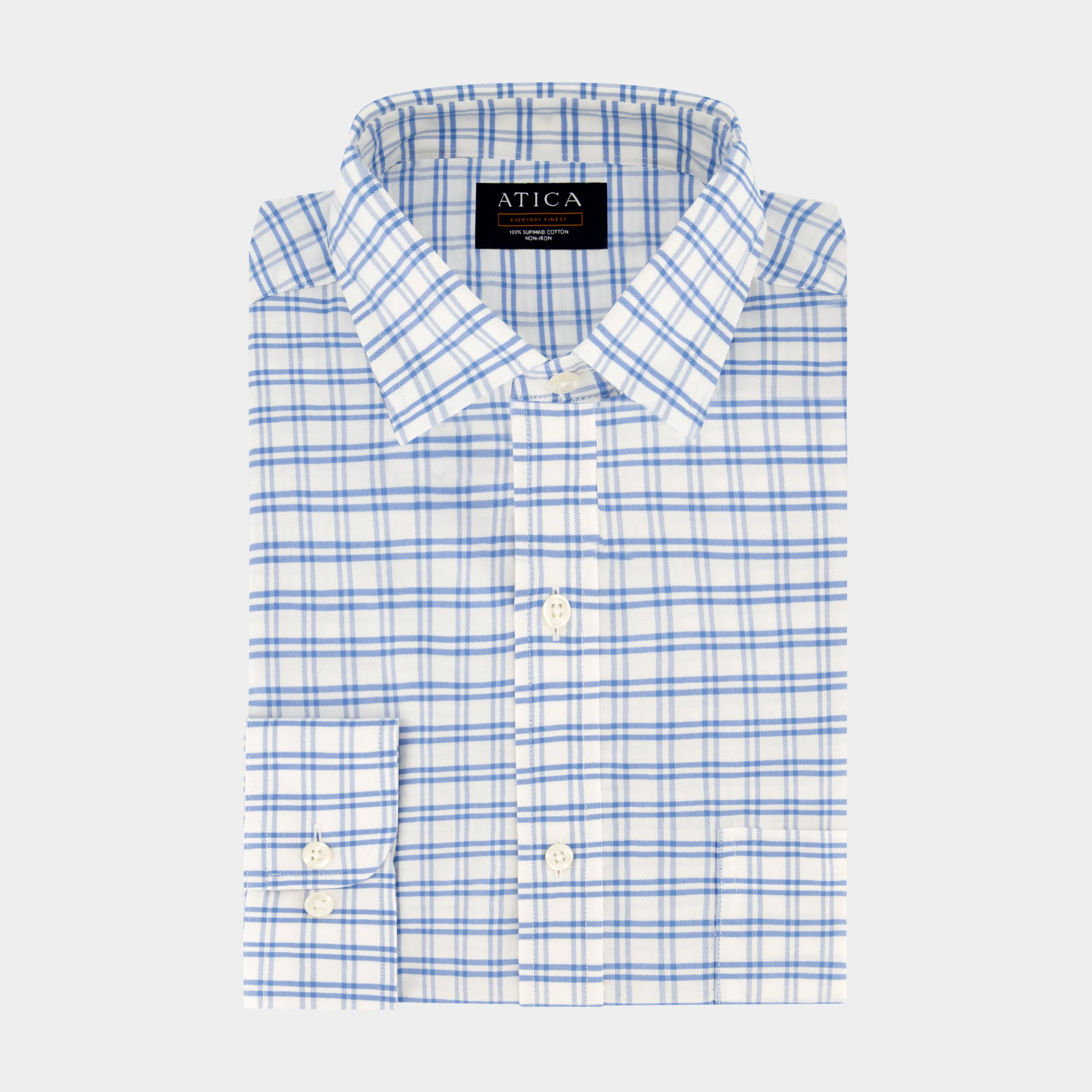 EVERYDAY Light Blue Grid Shirt