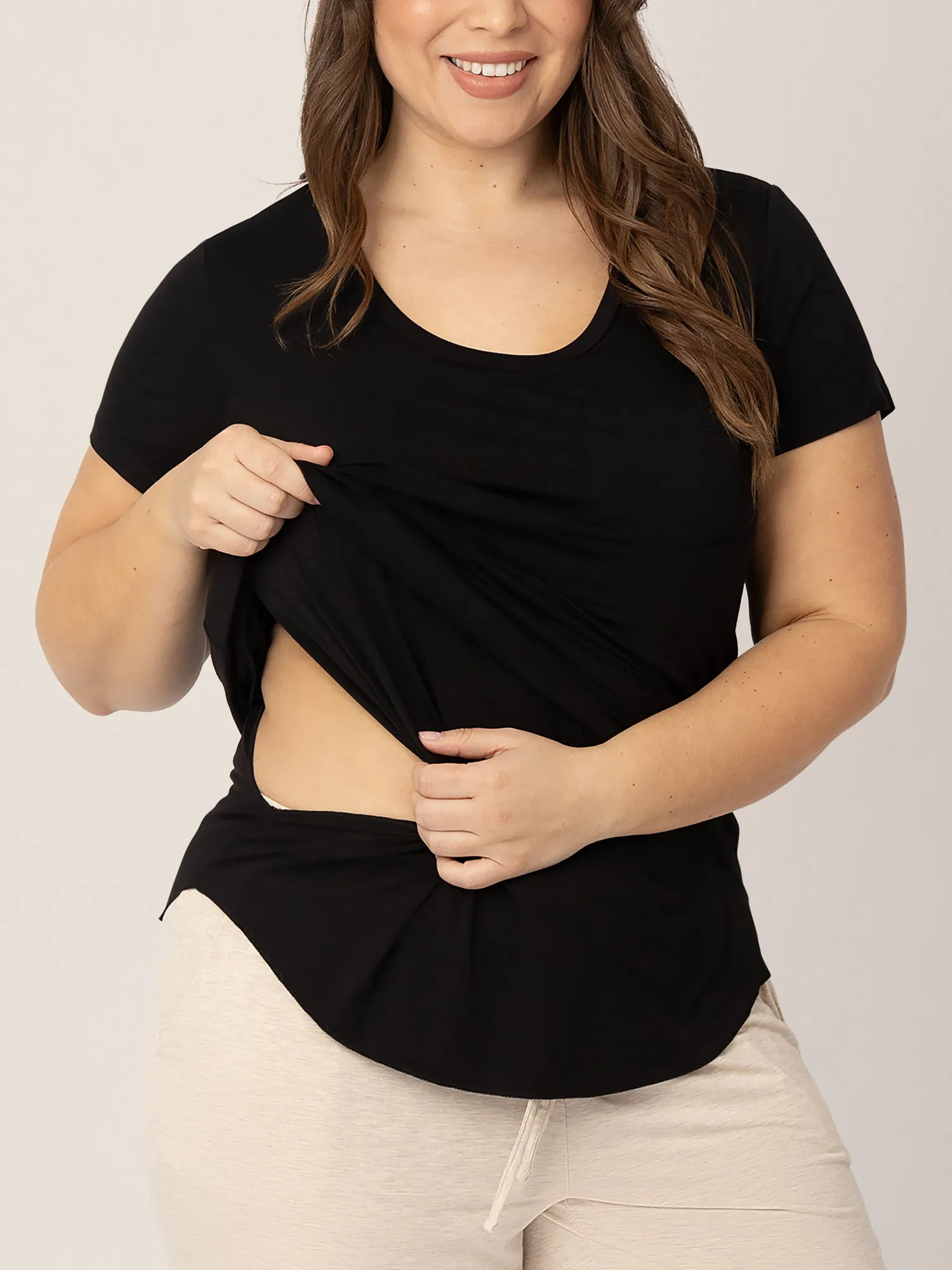 Everyday Maternity & Nursing T-shirt | Black