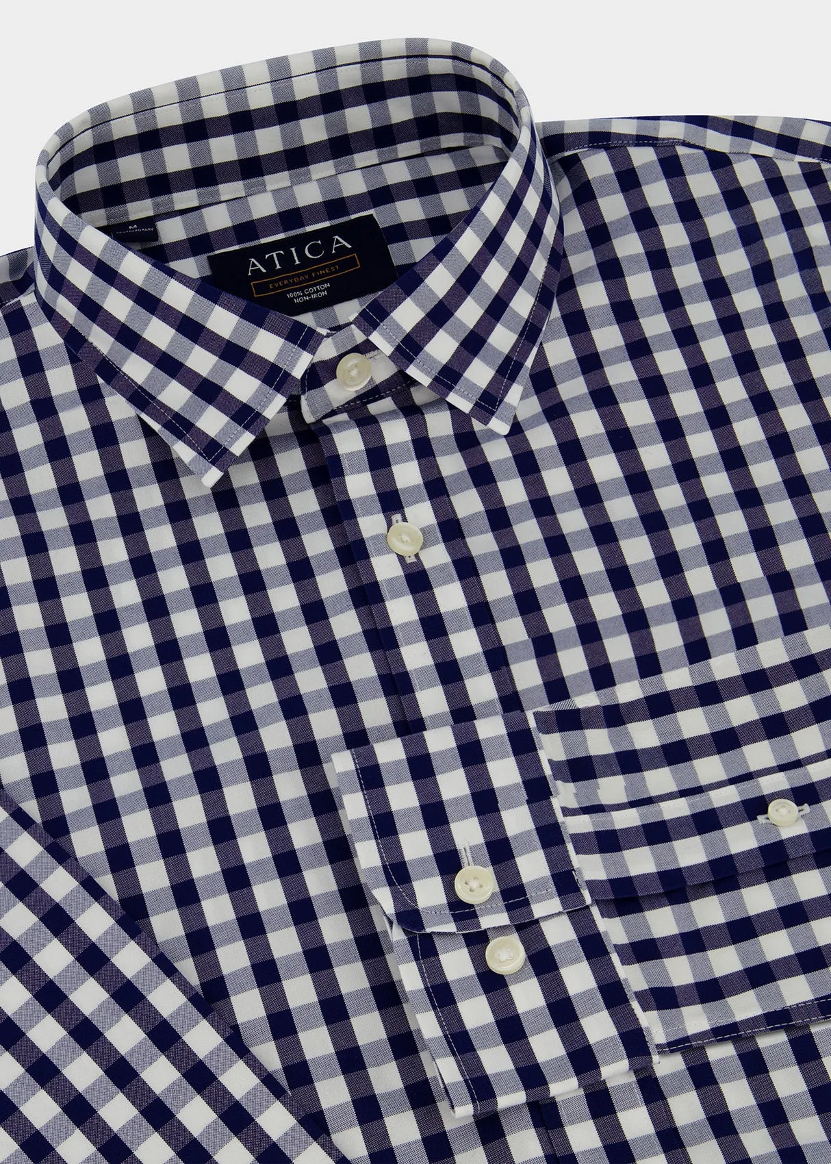 EVERYDAY Navy Gingham Shirt