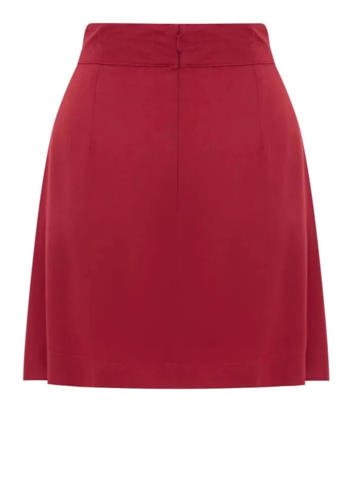 Evie Skirt Red