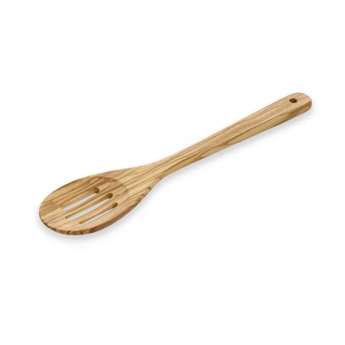 Fante's Italian Olivewood Slotted Spoon, 12 inch