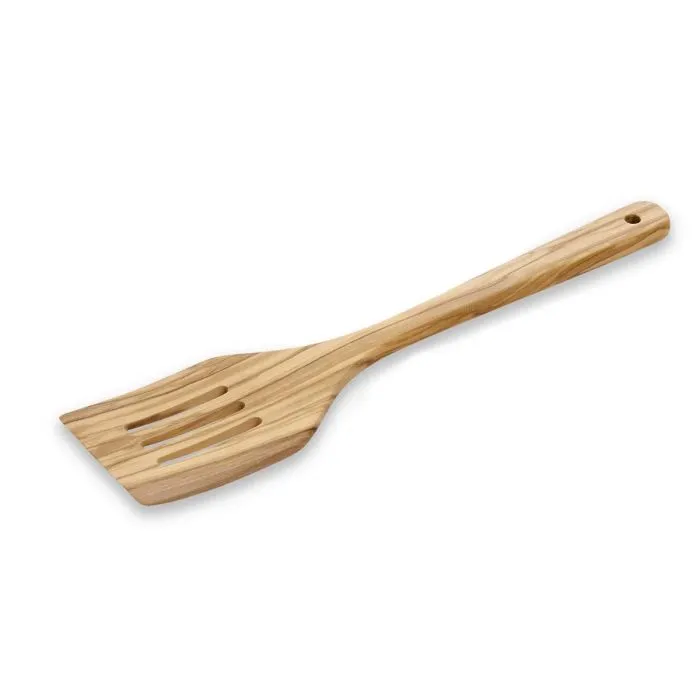 Fante's Italian Olivewood Slotted Turner, 12 inch