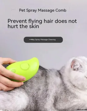 FelineFresh Steam Brush: Groom Your Cat with Comfort and Care.