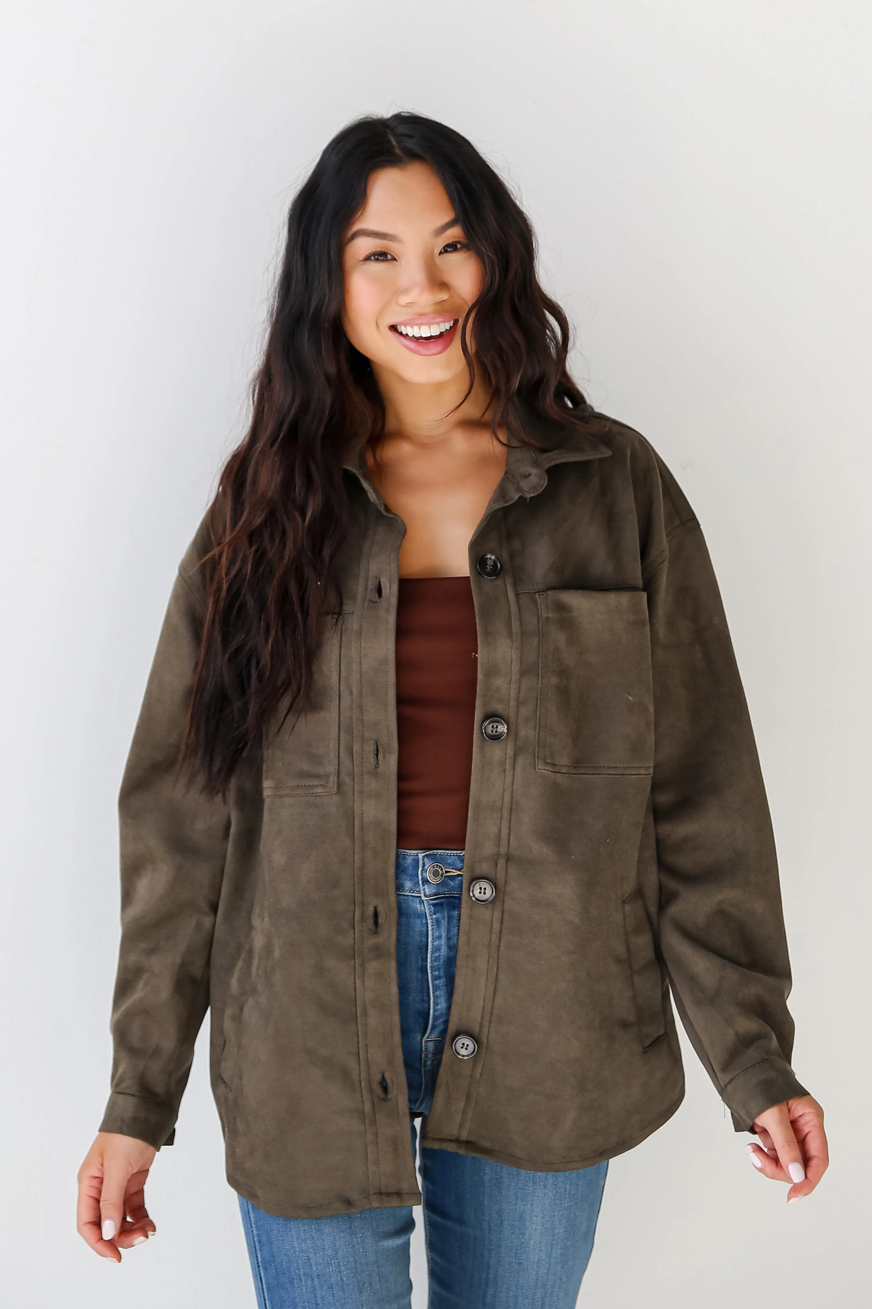 FINAL SALE - Effortlessly Elevated Suede Shacket