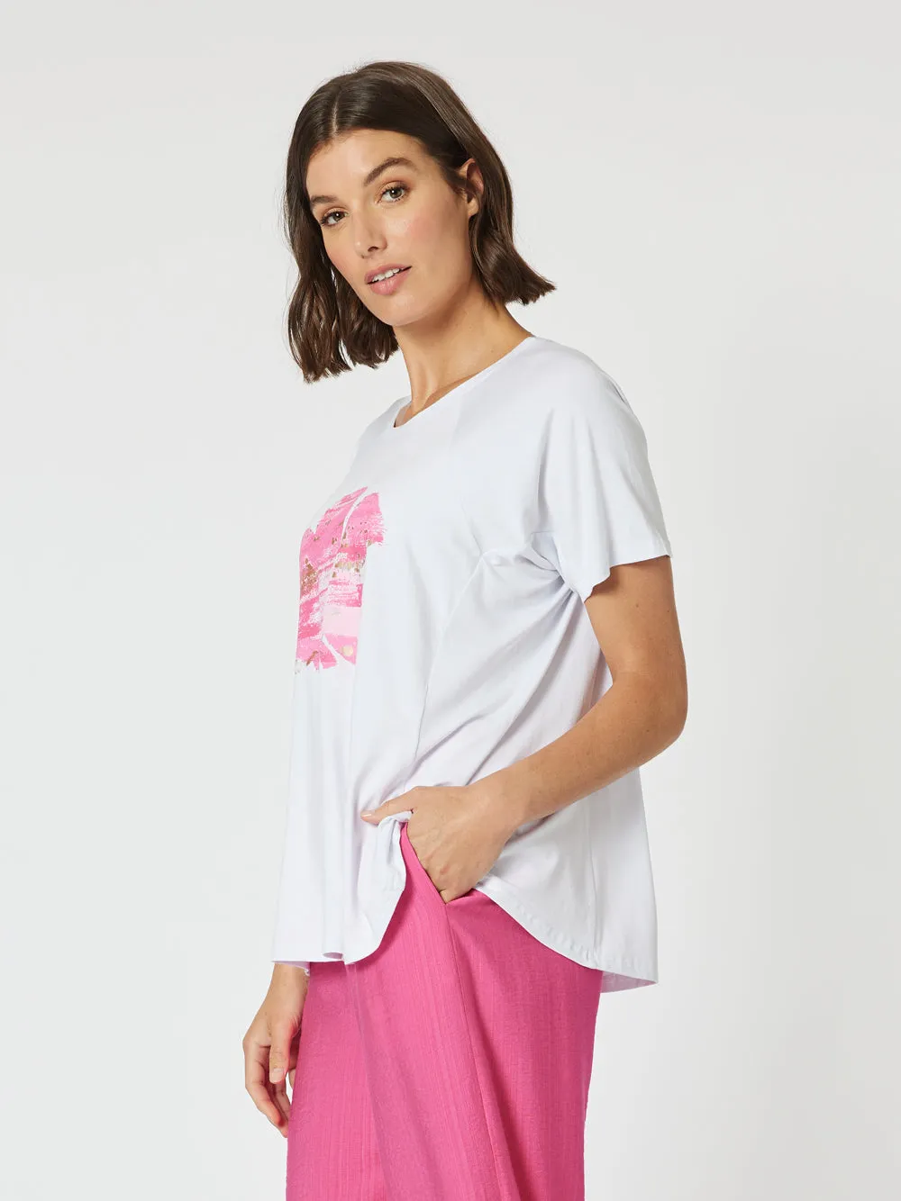 Flower Tee - White