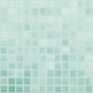 Fog Caribbean Green Slip Resistant, 1" x 1" - Glass Tile