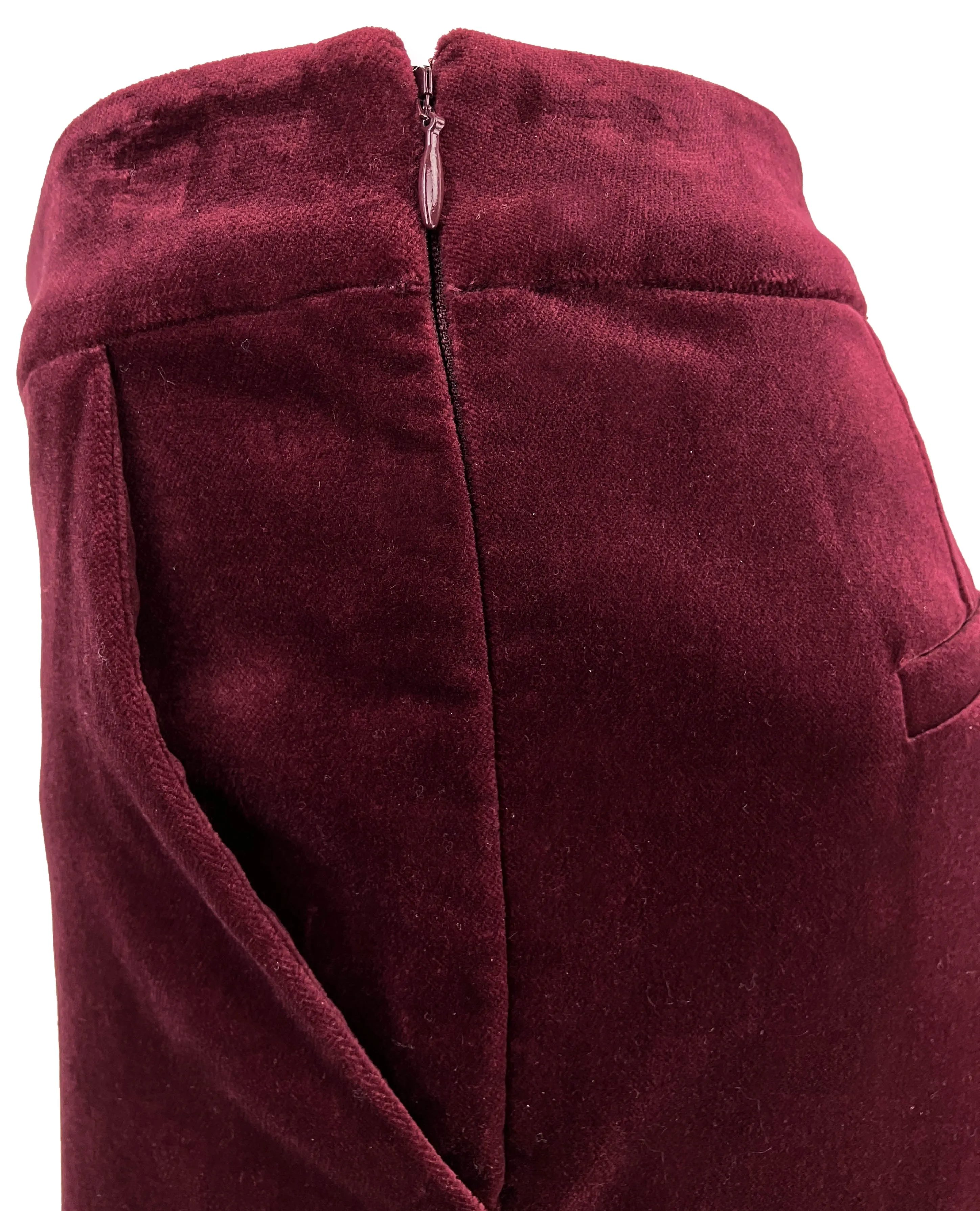 Frame Velvet Pants in Pinot