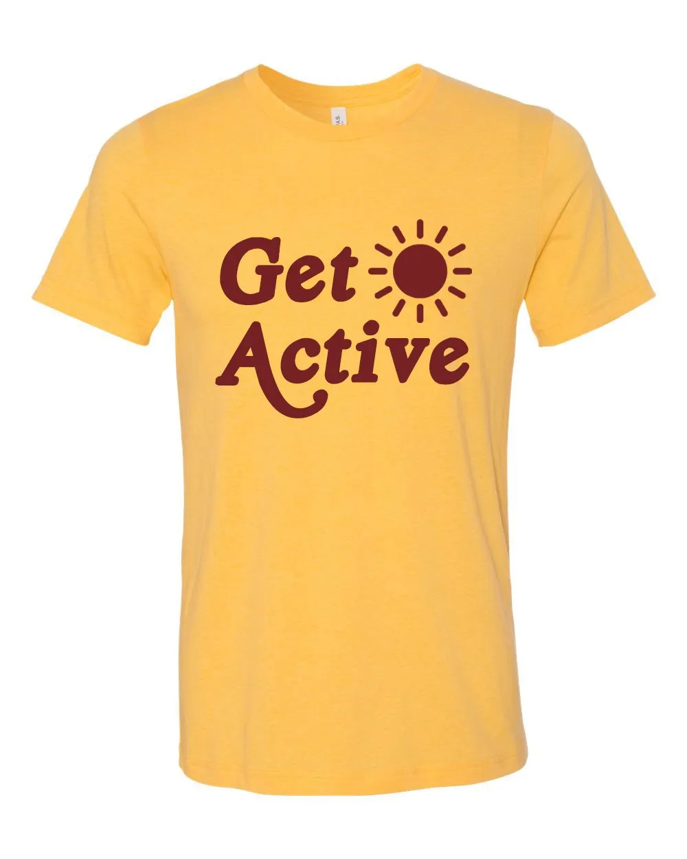 Get Active Sun T-Shirt - Heather Yellow