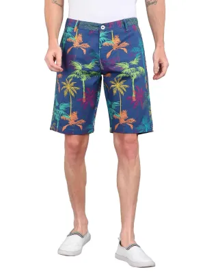 Guniaa Men's MultiColour Digital Printed Cotton Short