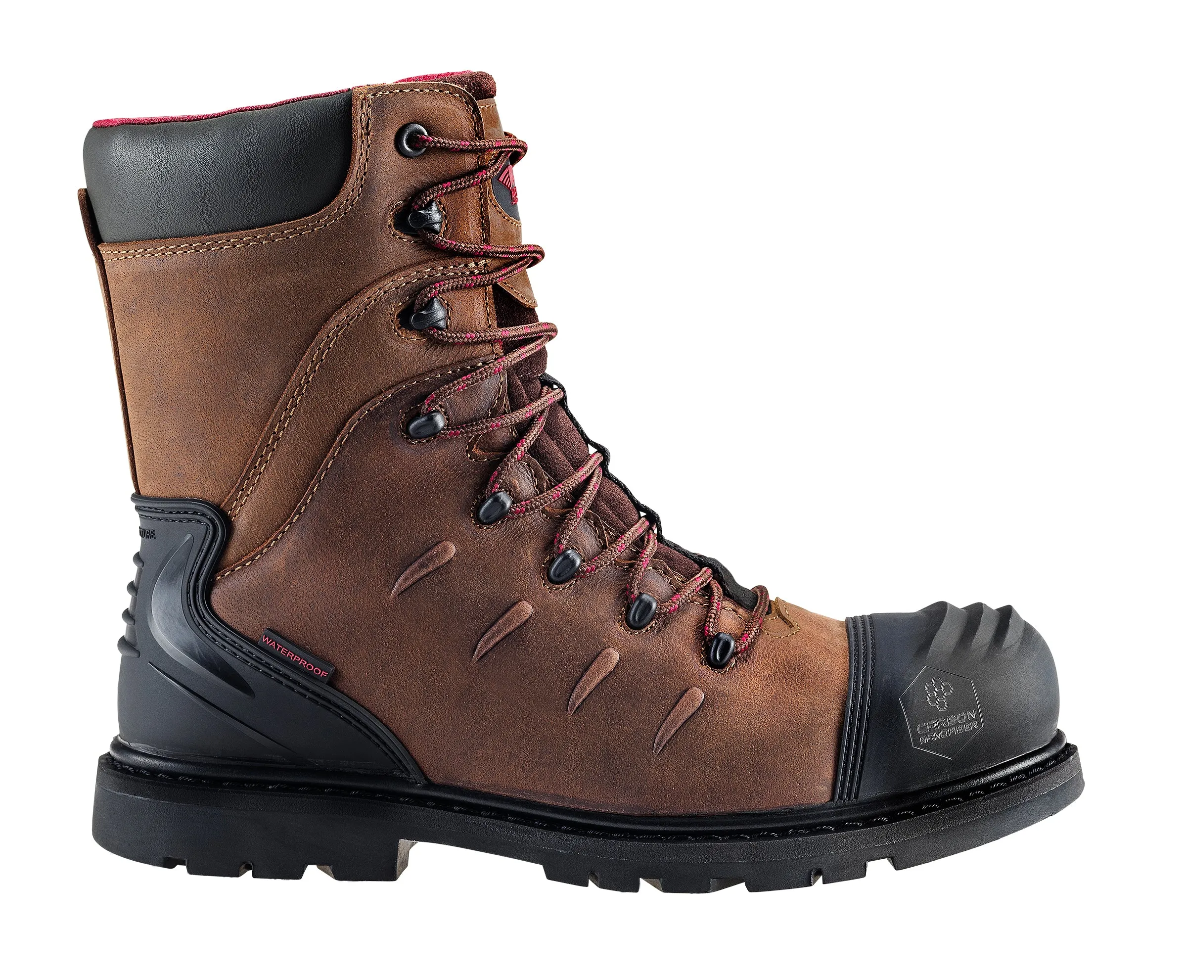 Hammer Brown Carbon Toe WP PR 8" Work Boot