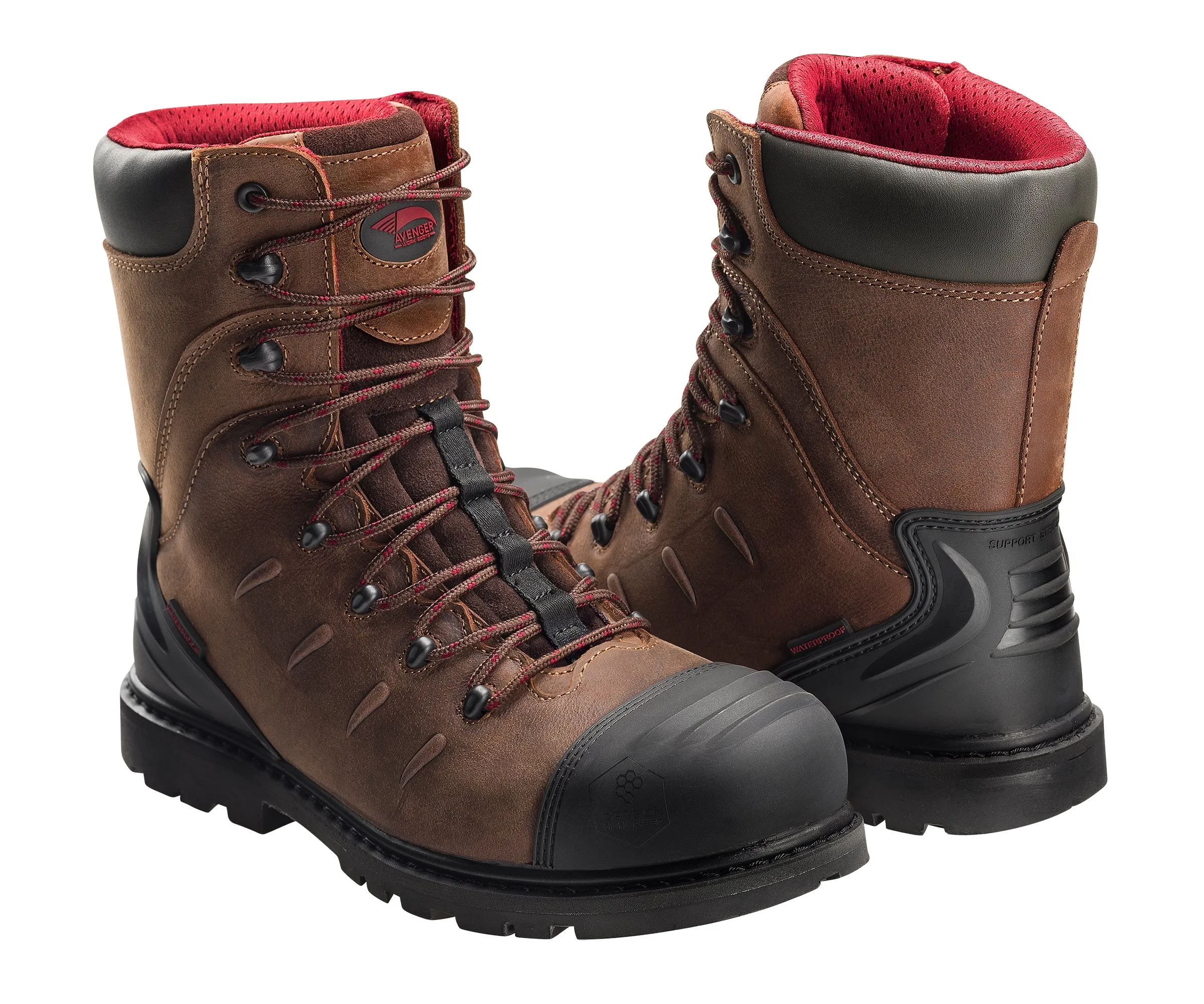 Hammer Brown Carbon Toe WP PR 8" Work Boot