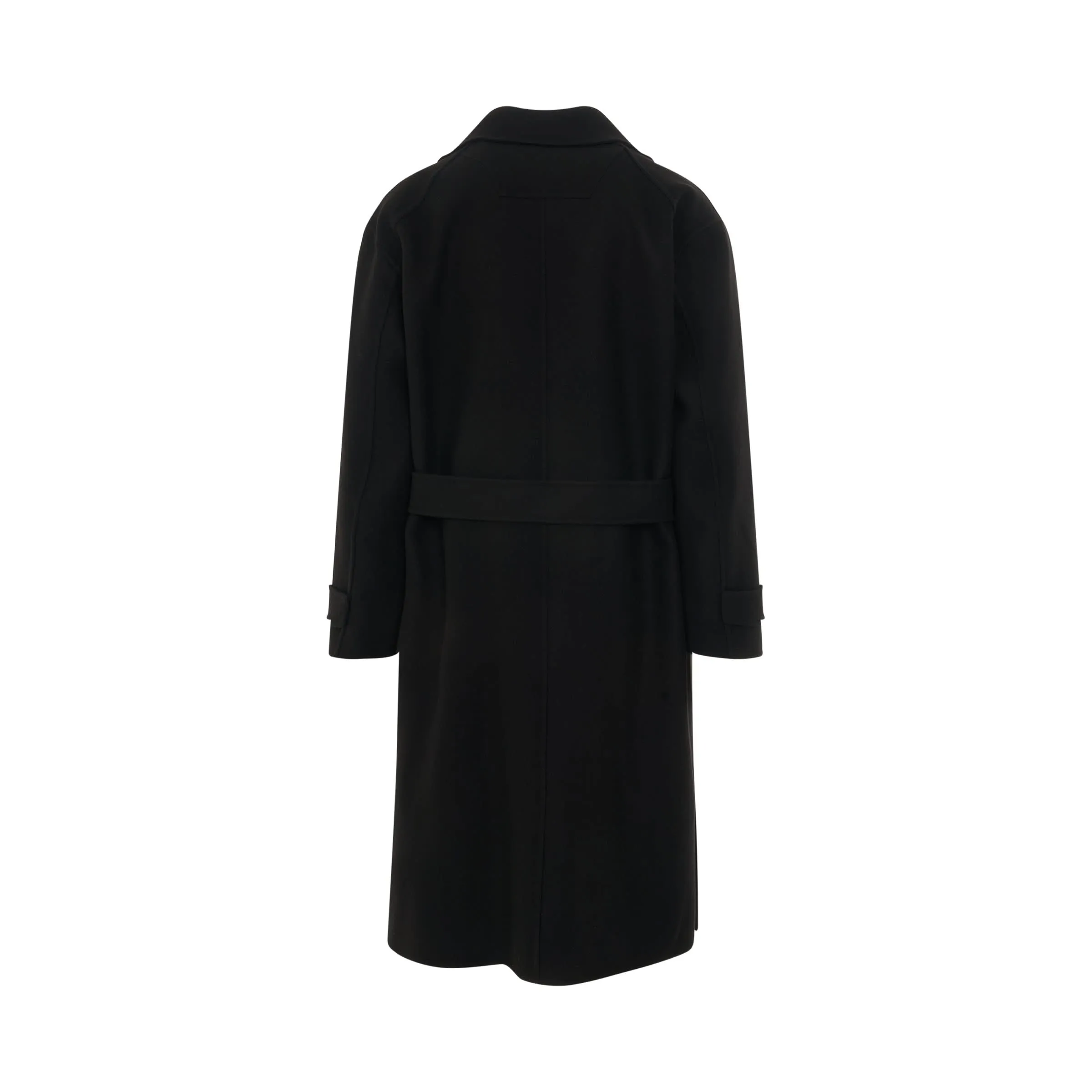 Hand Made Maxi Coat in Black