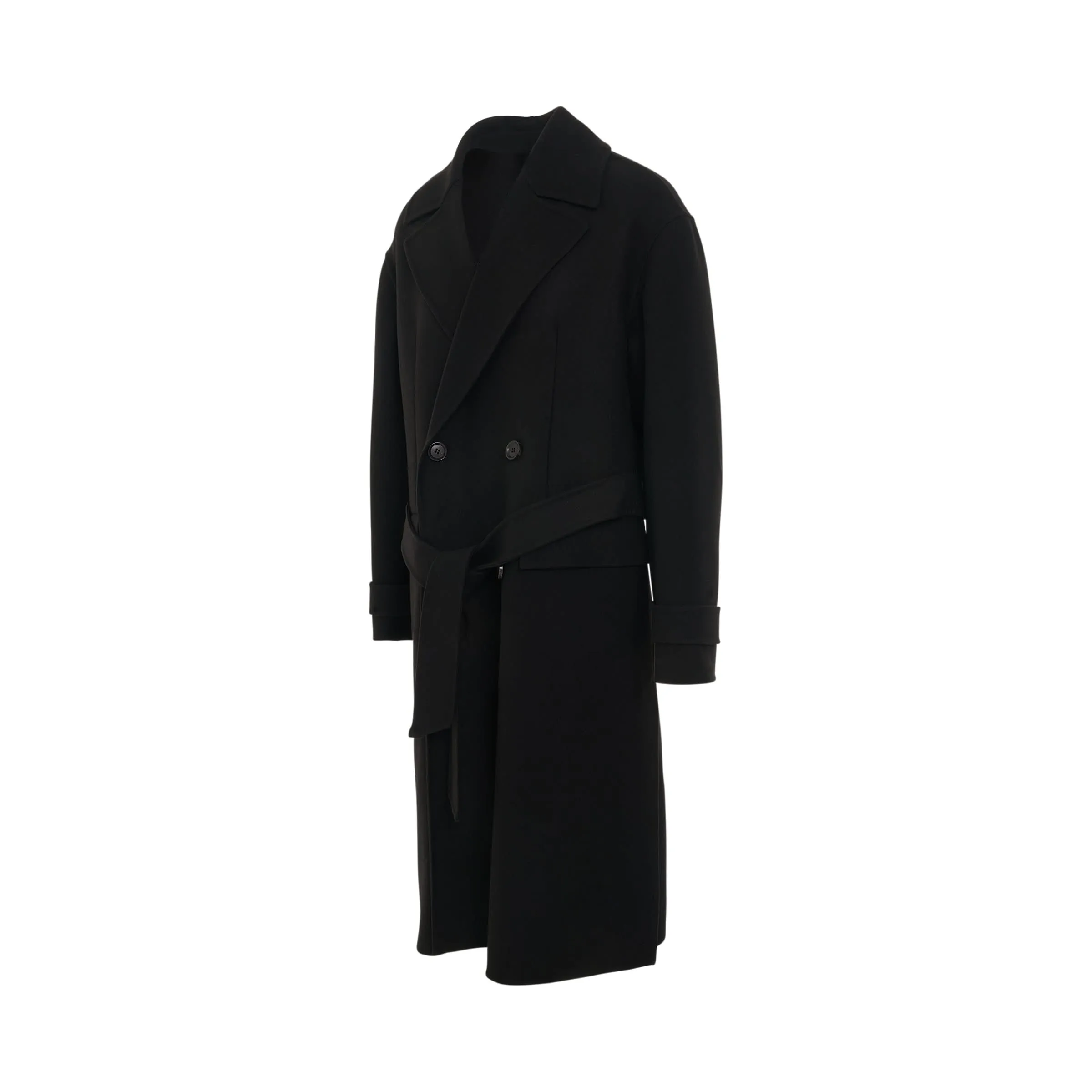 Hand Made Maxi Coat in Black