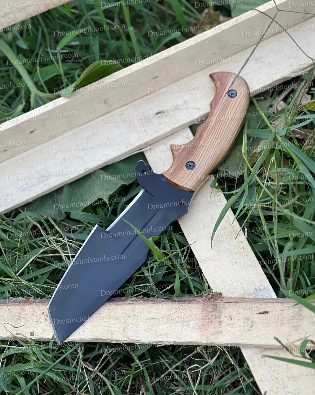 Handmade d2 powder coat tracker knife