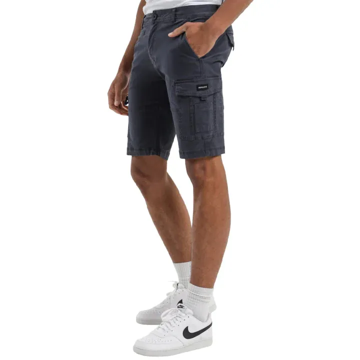 HENLEYS LEON CARGO SHORTS - DARK NAVY