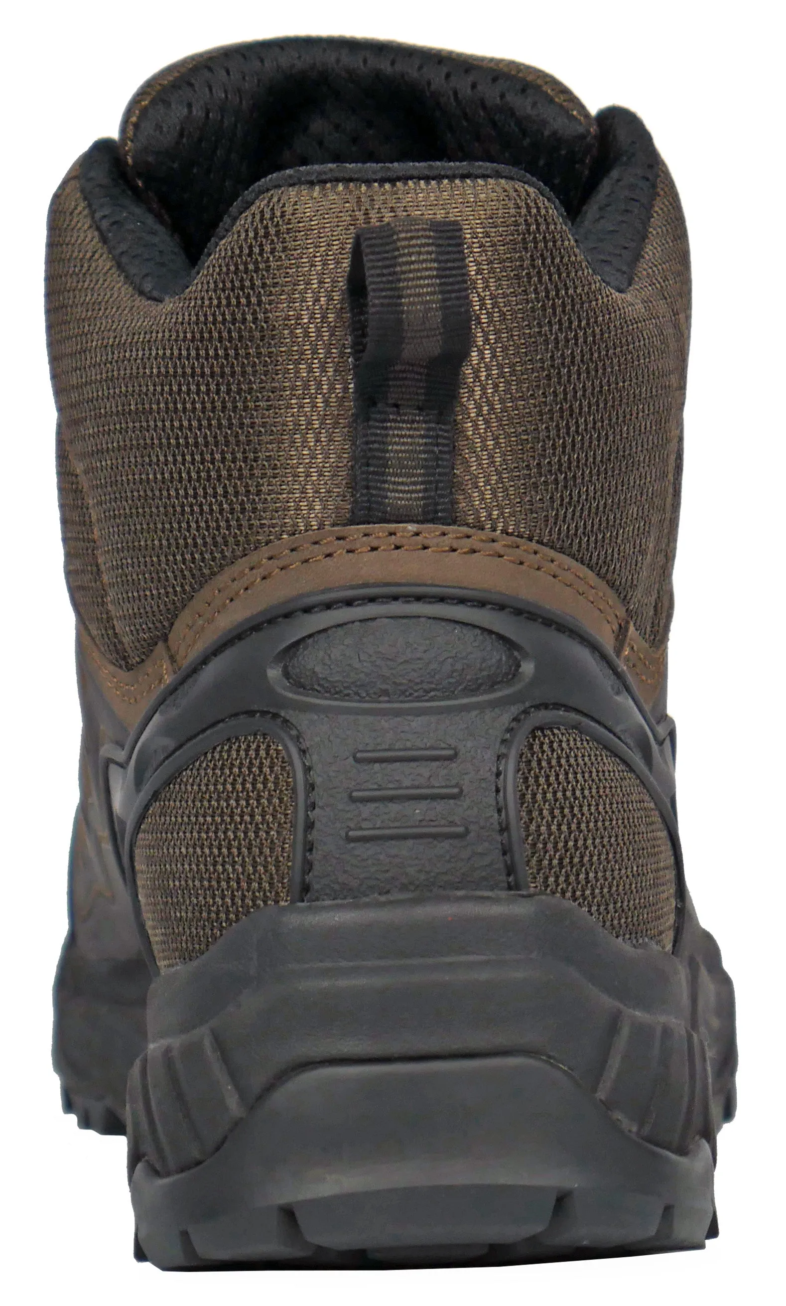 Hoss Men's Extra Wide Aluminum Safety Toe 50239 Eric Hi Brown