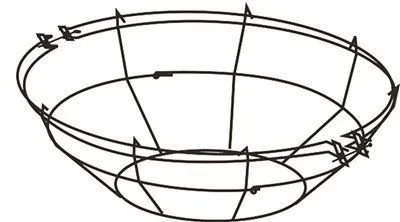 Hubbell Lighting Wire Guard For High Bay Reflector 14 Inch