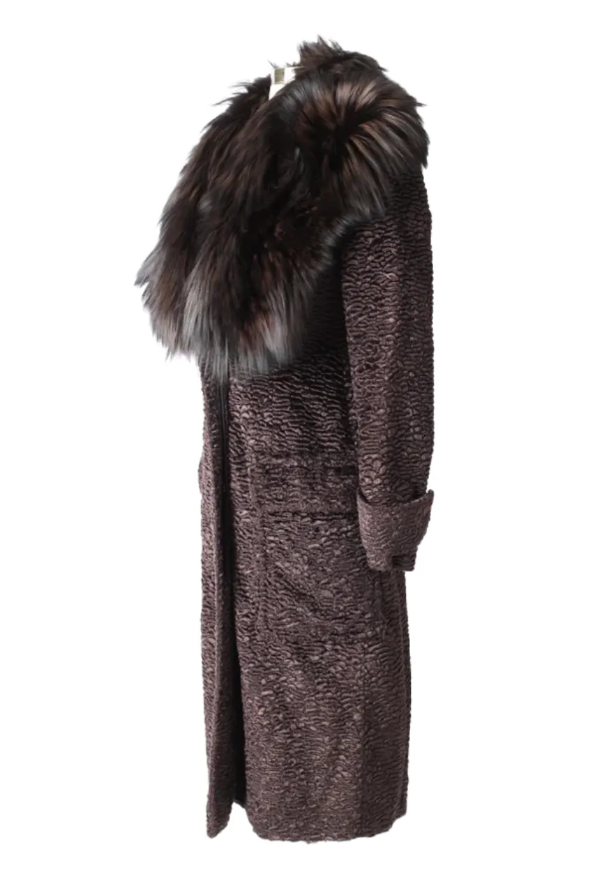 Iconic Fox Fur Belted Coat