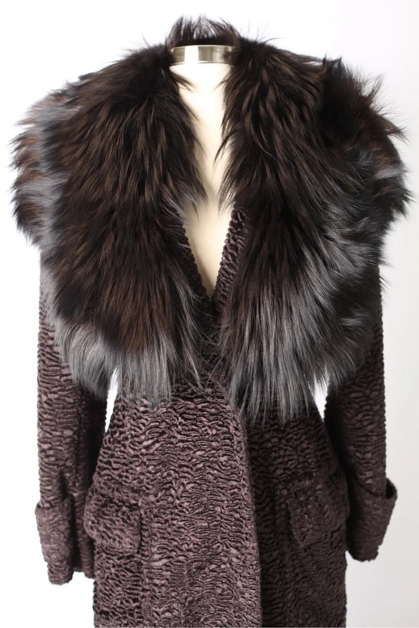 Iconic Fox Fur Belted Coat