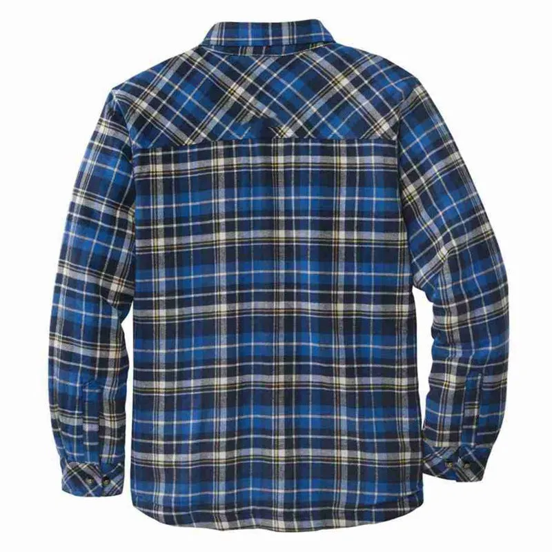 Ilooove - Men's Red & Black Plaid Western Coat  Men Wear for Outdoor,Fishing,Hunting & Work Wear