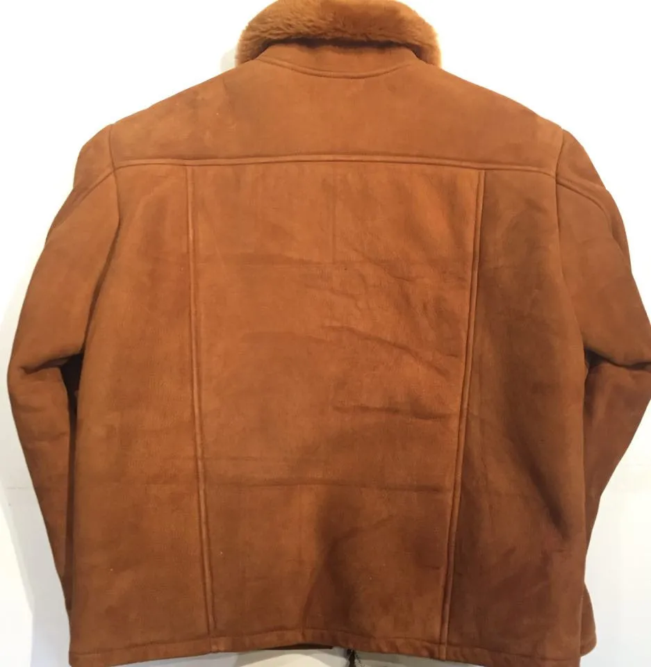 Jakewood Alligator Belly/Shearling Bomber Jacket