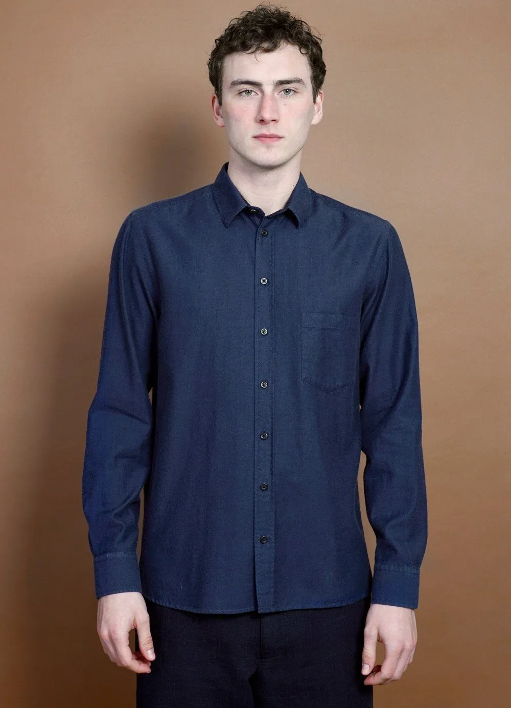 JESPER | Casual Everyday Shirt | Indigo