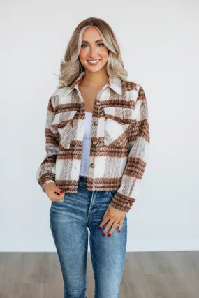 Johnette Plaid Shacket