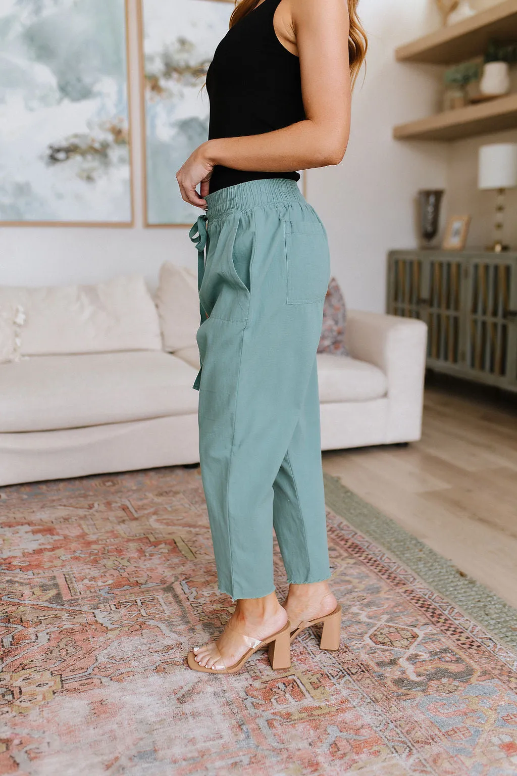 Judy Blue Love Me Dearly High Waisted Pants in Jade