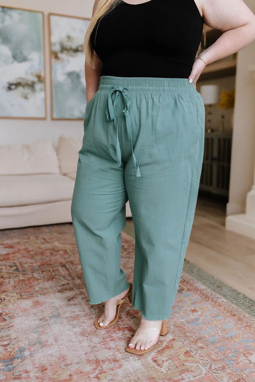 Judy Blue Love Me Dearly High Waisted Pants in Jade