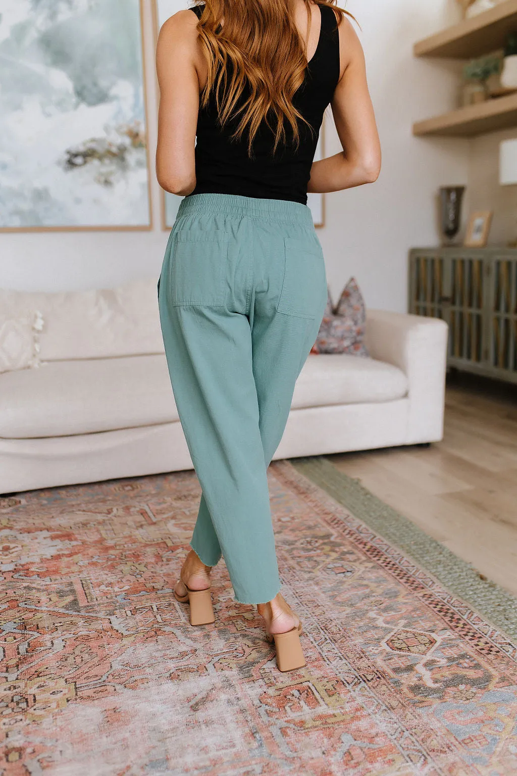 Judy Blue Love Me Dearly High Waisted Pants in Jade