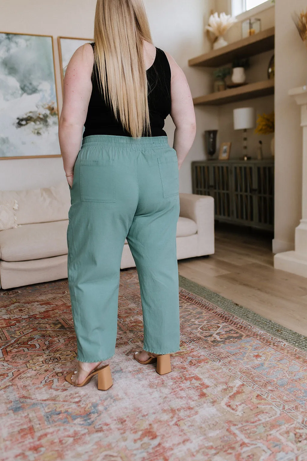 Judy Blue Love Me Dearly High Waisted Pants in Jade