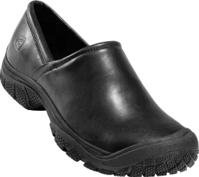 Keen Utility Black Mens PTC II WR Leather Slip-On Shoes