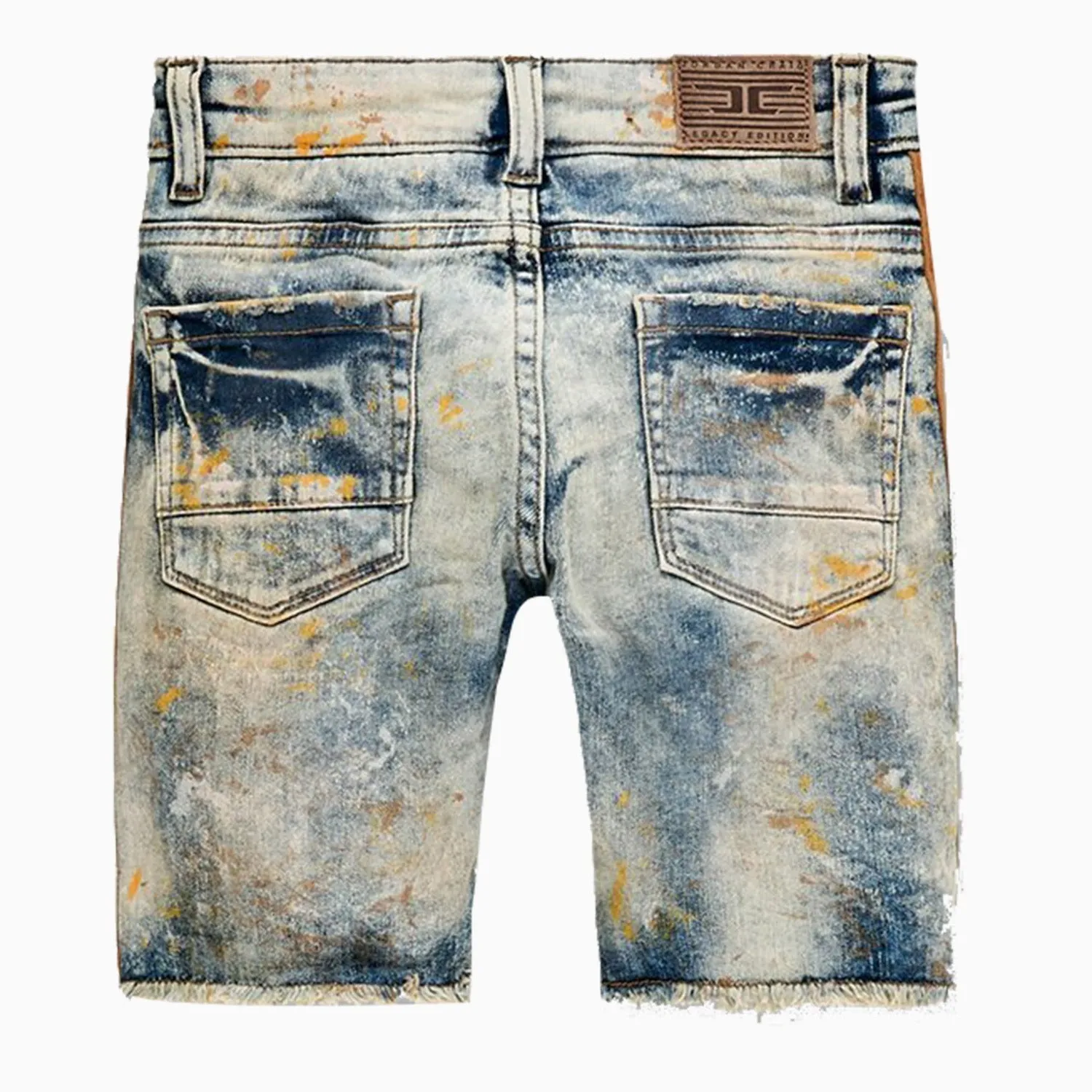 Kid's Striped Denim Short