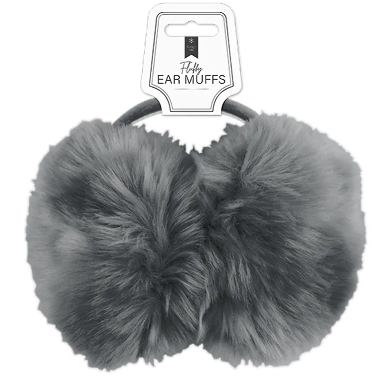 Ladies Fluffy Ear Muffs (Colour Options)